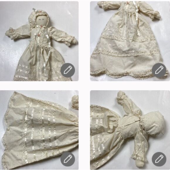 Artisan Crafted Crafters Handmade Rag Doll Vintage - Picture 14 of 16